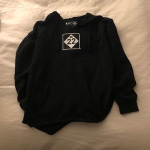 M22 knotch neck hoodie